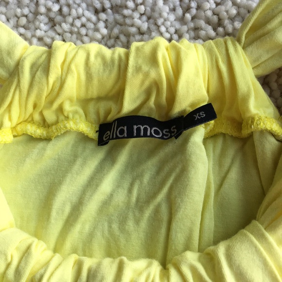 Ella Moss Halter Top.    Yellow.     Size XS - Picture 6 of 6